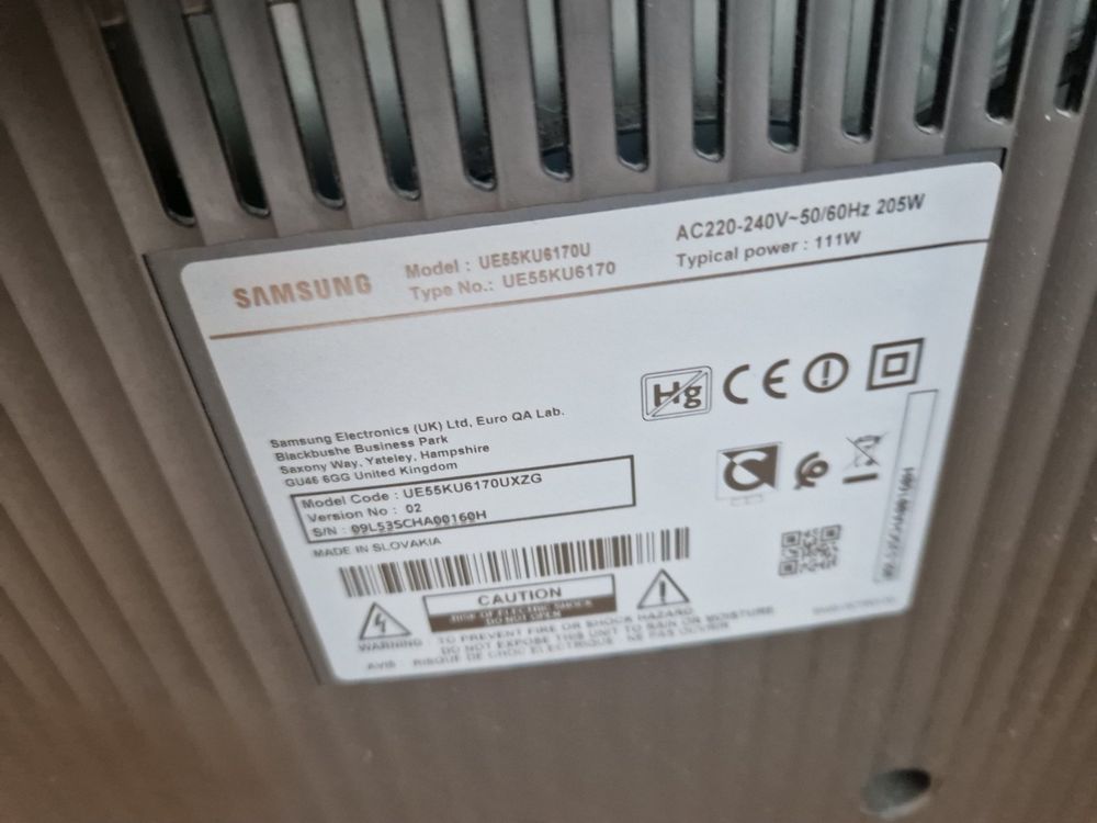 Samsung Curve TV 55" / TEILWEISE DEFEKT! Kaufen auf Ricardo