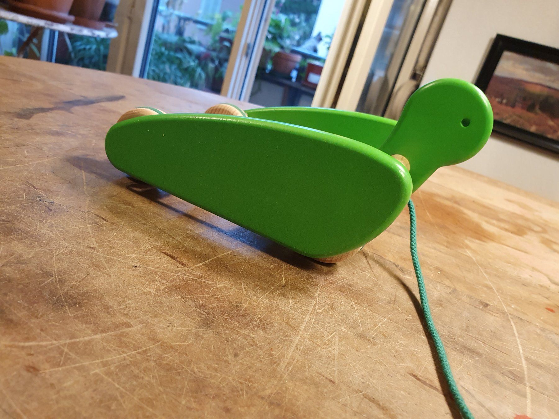 Spielzeuge: Ziehschildkröte grün – Gebraucht aus Zürich von loosebone 2