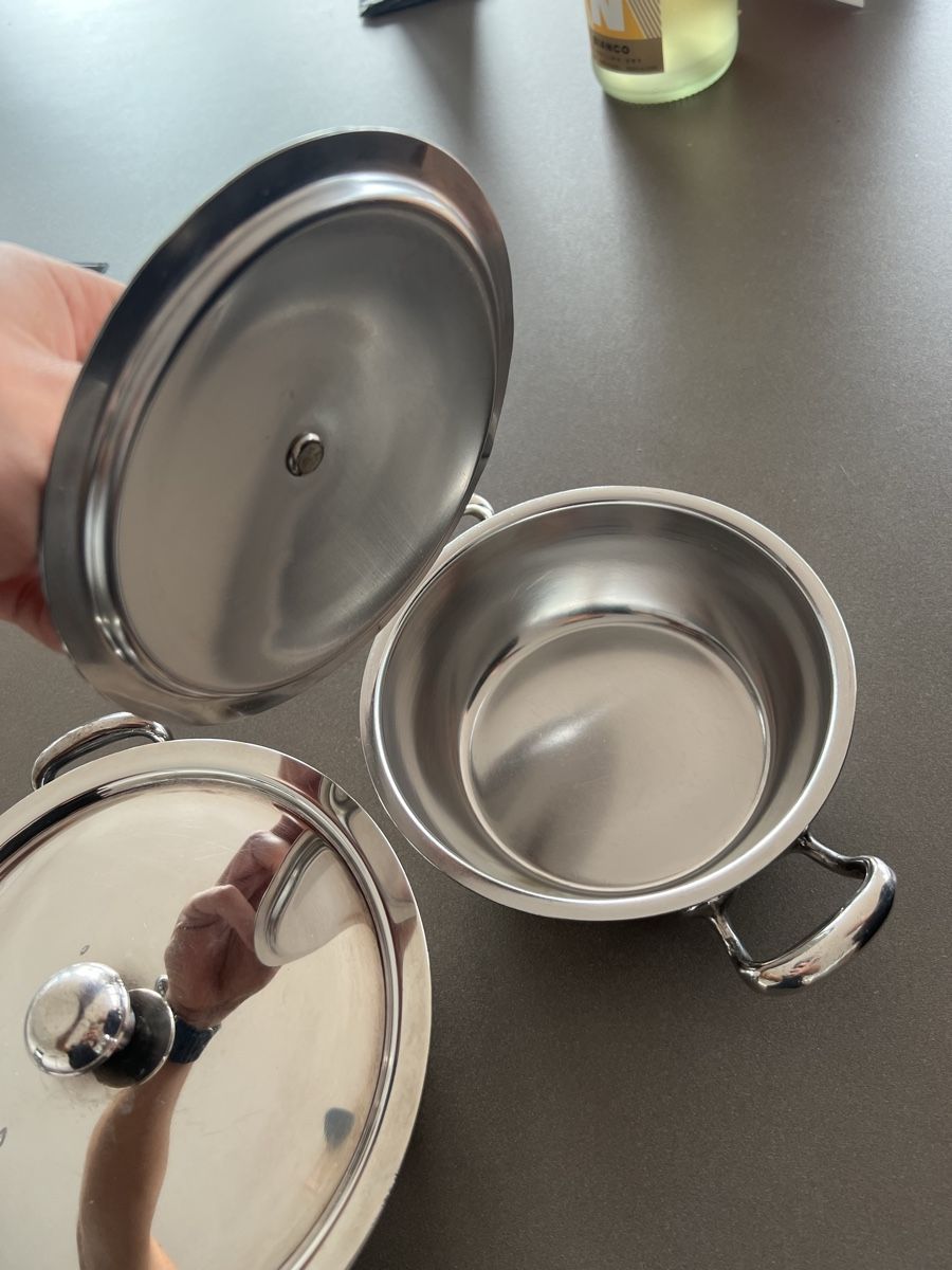 Padelle: Spring SILINOX Switzerland Topf Set, 2 Stück – Usato da Wolfwil venduto da Poulet60 6