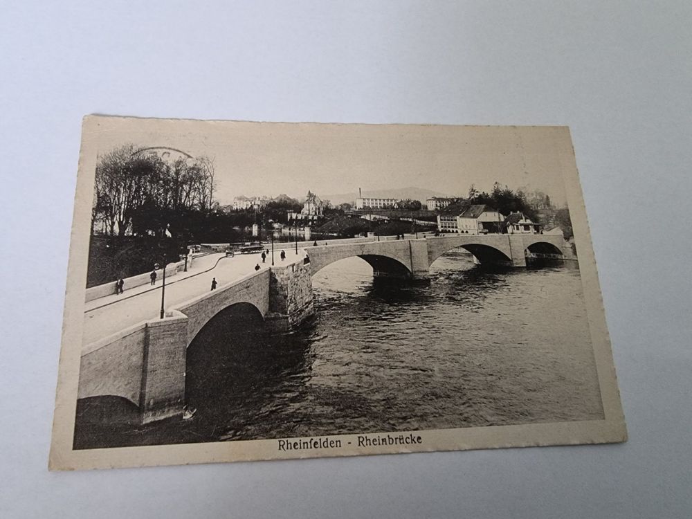 RheinbrückeRheinfelden um 1922 Kaufen auf Ricardo