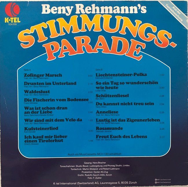 Dischi in vinile: 4x LP’s Beny Rehmann – Usato da Grüningen venduto da azulmarron 4