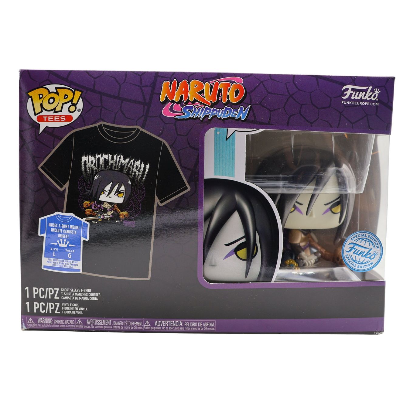 Funko Statuette: FUNKO POP & TEE Naruto Orochimaru - NEW – Nuovo e nell'imballaggio originale da Paudex venduto da dindeboy