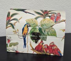 Schatulle mit Papageien 🦜Motiv Handmade