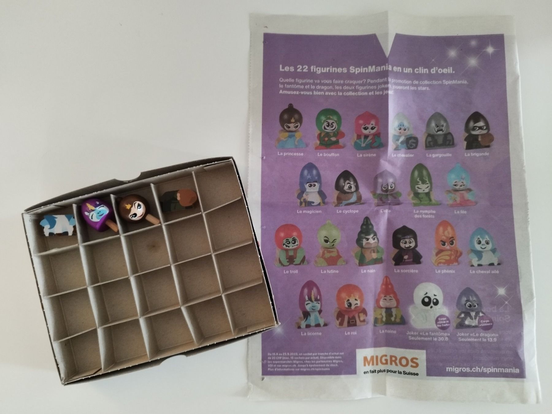 Migros Carte collezionabili: Spinmania 4pcs – Usato da Biel/Bienne venduto da almercaa