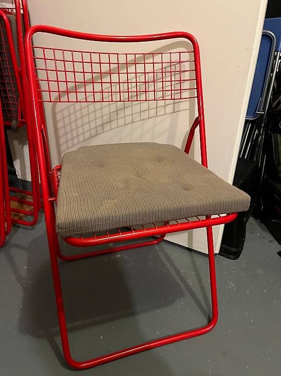 Stühle: Chaises pliantes métalliques  – Gebraucht aus le Mont sur Lausanne von mar_ml8v 1