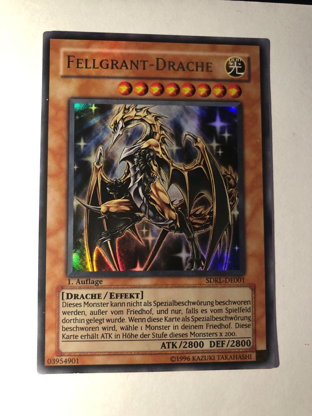 Yugioh Carte collezionabili: YuGiOh Fellgrant Drache – Usato da Altstätten SG venduto da ChangeMaker