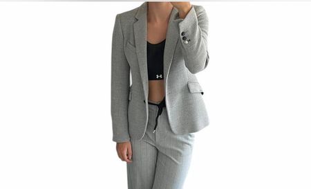 grey Zara Blazer, size. 36, perfect condition