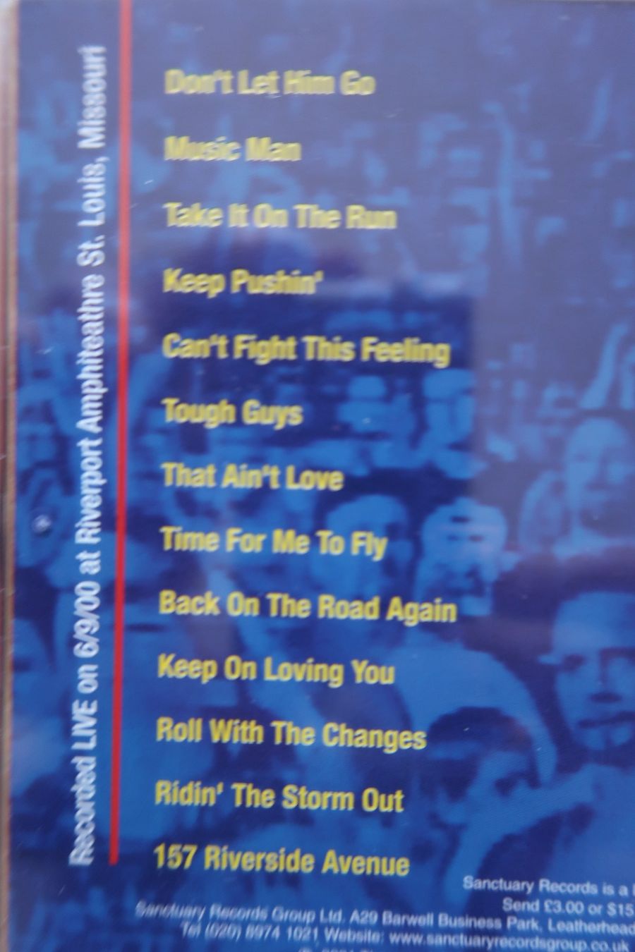 CD: REO SPEEDWAGON - LIVE PLUS - CD – Usato da Basel venduto da Patiscat 2