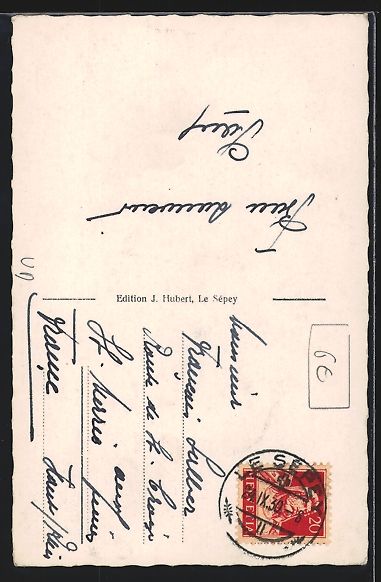 Cartoline postali: Cergnat /Sépey, Totalansicht mit Dents  – Usato da Berlin venduto da bartko-reher 1