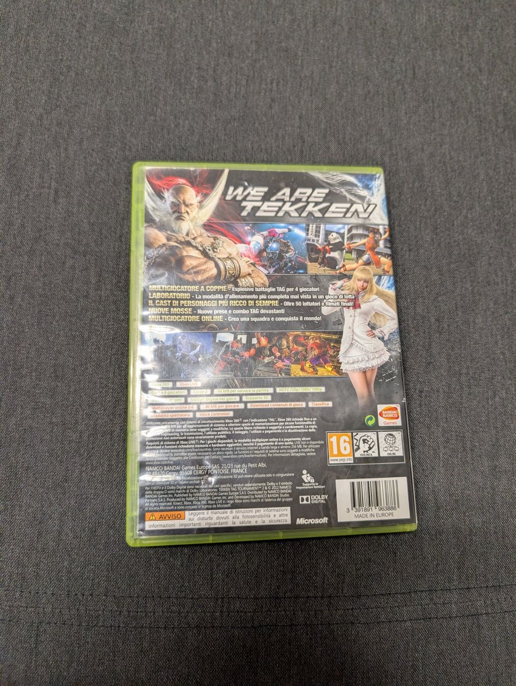 Giochi: Tekken tag tournament 2 Microsoft Xbox 360 – Usato da Giubiasco venduto da Ticinerd 1
