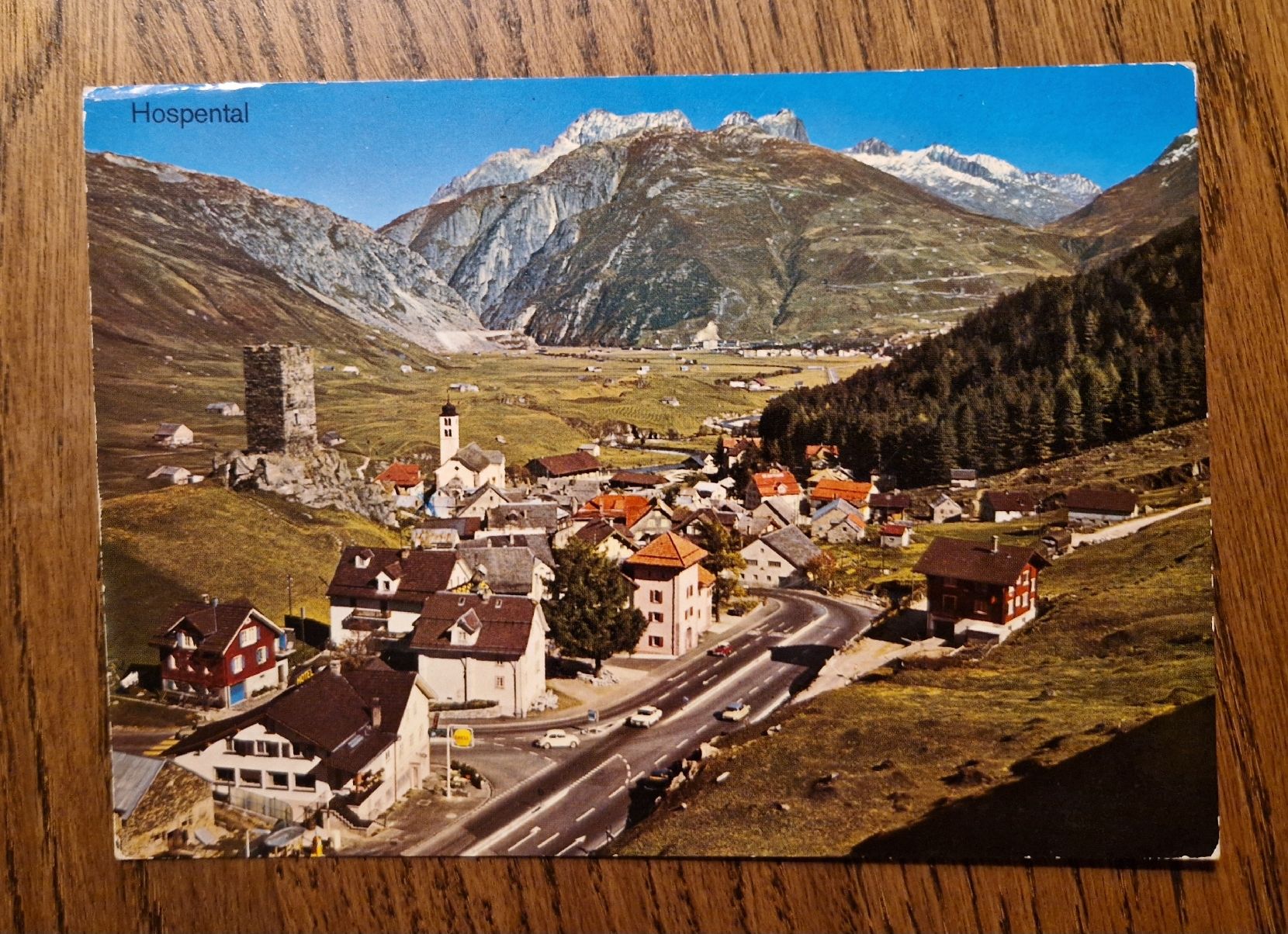 Cartoline postali: Hospental 1970 – Usato da Ebikon venduto da Donar50