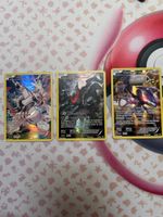 Lot de 3 cartes Pokémon Genesect, Darkrai, Palkia