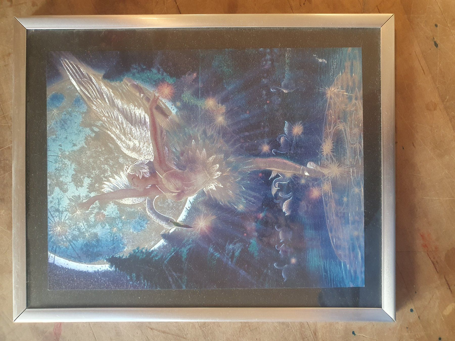 Poster & Bilder: Glitzerbild Engel 20 x 25 – Gebraucht aus Zürich von loosebone