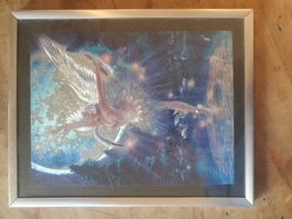 Glitzerbild Engel 20 x 25