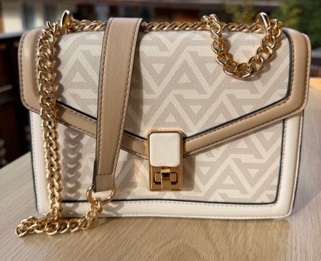ALDO Umhängetasche weiss/beige