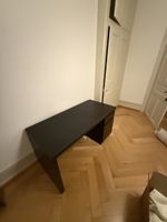 Schreibtisch schwarz mit Schublade und Fach