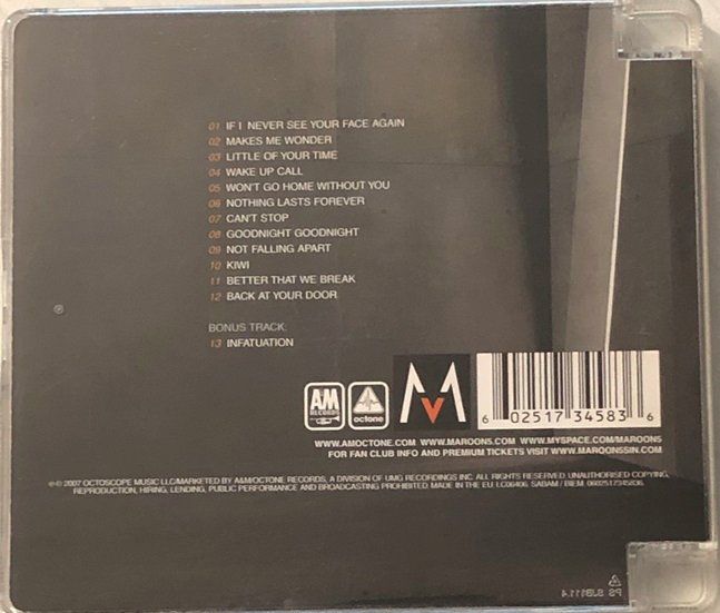 CD: Maroon 5 – It won't be soon before long – Usato da Grüningen venduto da azulverde 1
