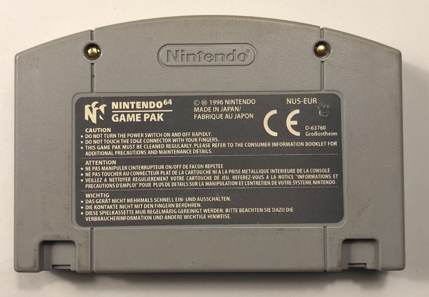 Nintendo Giochi: FIFA 64 für Nintendo N64 – Usato da Kestenholz venduto da Naruto_01 1