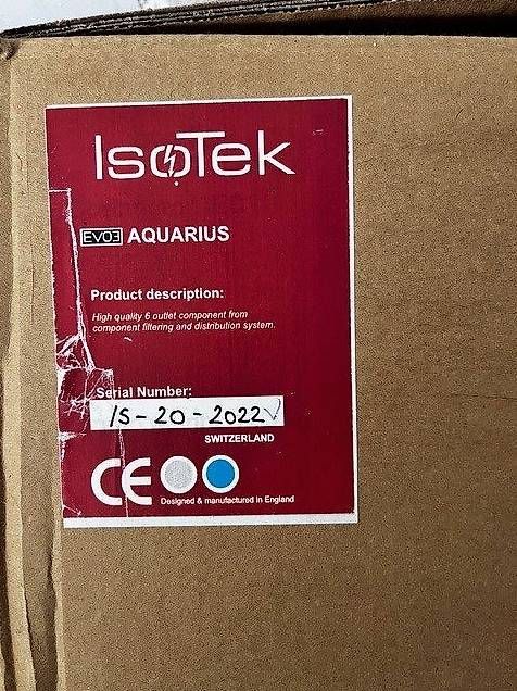 Sonstiges Elektromaterial: Isotek Aquarius CH Netzfilter Silber – Gebraucht aus Seengen von Giho 1