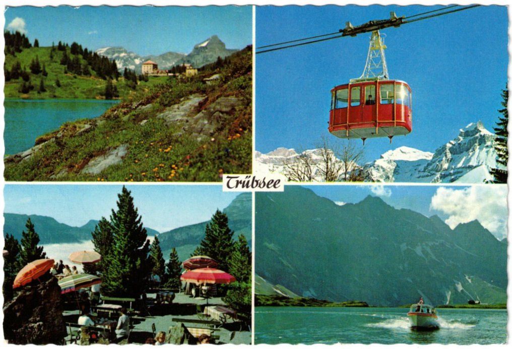 Ansichtskarten: Engelberg - 4 Bild AK Trübsee – Gebraucht aus Binningen von Mountainrider