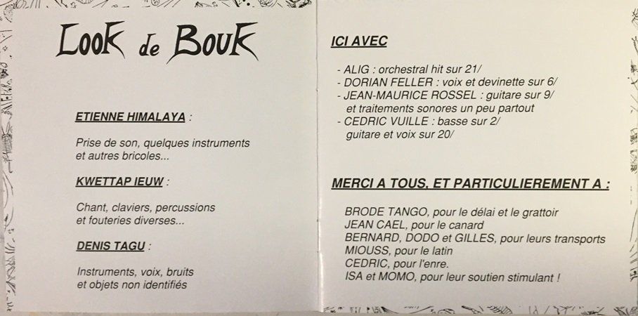 CD: Look de Bouk - Bec et ongles – Usato da Grüningen venduto da azulgris 5