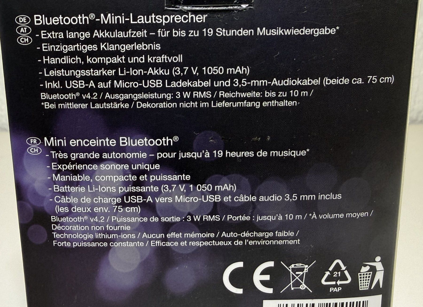 SilverCrest Casse acustiche: Bluetooth Mini-Lautsprecher Silver Crest – Usato da Wangen b. Olten venduto da Chess78 3
