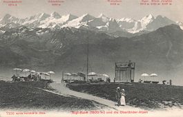 Rigi Kulm (SZ) Panorama der Berner Alpen