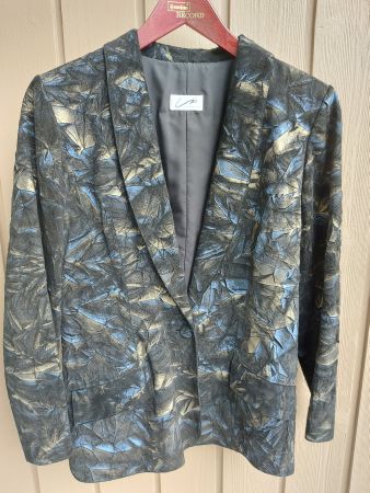 Designer Blazer Leder Damen Gr. 38