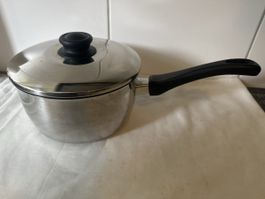 Kuhn Rikon Stielkasserolle 20 cm Edelstahl gebraucht