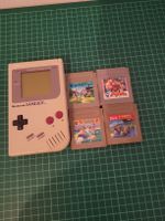 Nintendo Game Boy Original (DMG-01) + 4 Games - Classic!