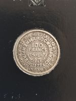 100 F Maroc 1953 argent