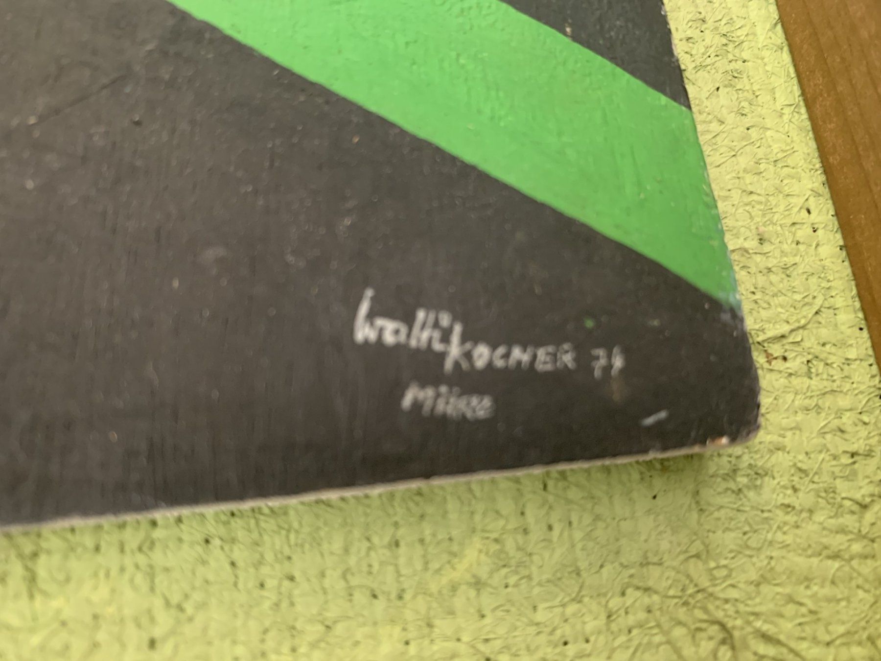 Gemälde: Gemälde Walti Kocher 74 "Märchen" gerahmt 1974 – Gebraucht aus Emmen von newdeal1970 5