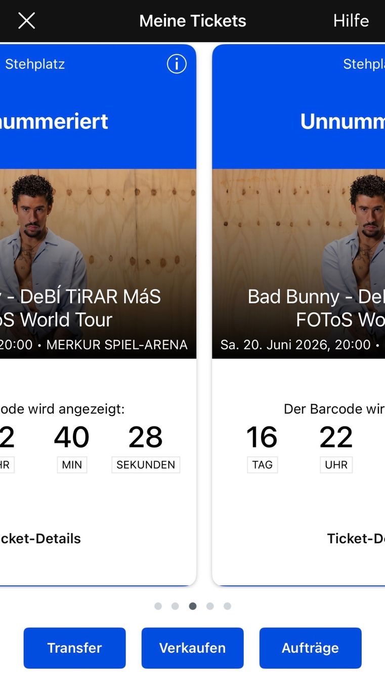 Biglietti: Bad Bunny Tickets – Nuovo e nell'imballaggio originale da Bern venduto da lar_g8nd 1