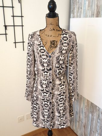 Kleid mit Schlangenprint Grösse 34 H&M guter Zustand