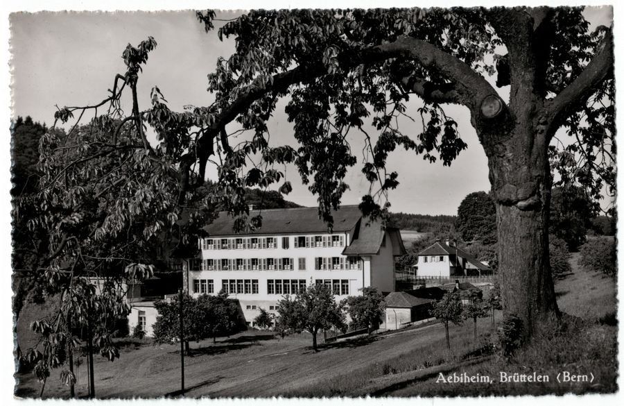 Cartoline postali: Brüttelen, Aebiheim um 1940 – Usato da Frauenfeld venduto da POML