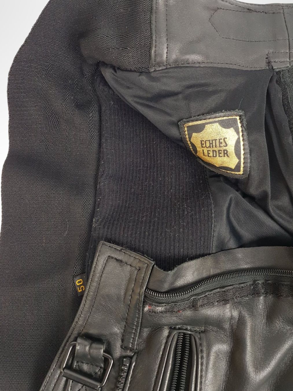 IXS Pantaloni: iXS Motorradhose Gr. 50, Echtes Leder schwarz – Usato da Suhr venduto da Restwert_Suhr 5