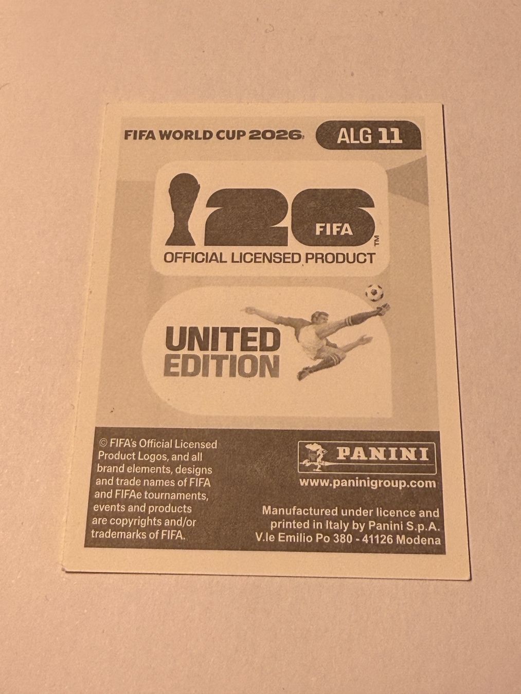 Panini Carte collezionabili: Panini WM 2026 ALG 11 | Ramiz Zerrouki | Algerien – Nuovo (secondo la descrizione) da Winterthur venduto da Dawinchi 1