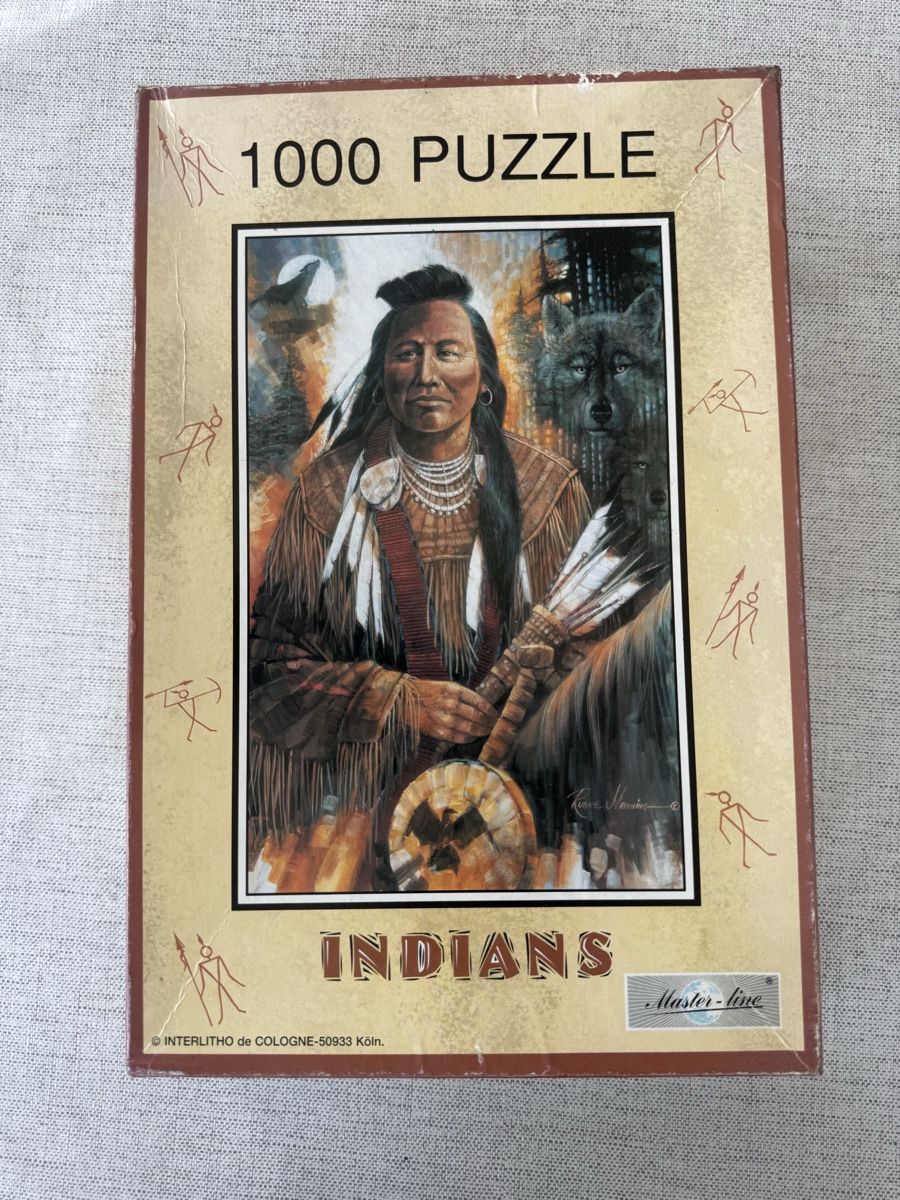 Puzzle: Puzzle 1000 Teile Indianer Master-line neu – Usato da Reichenburg venduto da Noele123