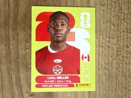 Panini FIFA WM 2026 Sticker Kamal Miller CAN 9