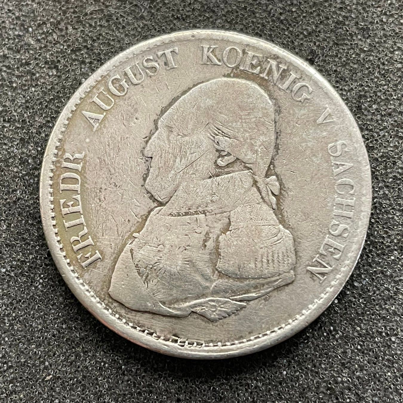 Alle Münzen: Taler Silber Sachsen 1822 - Friedrich – Gebraucht aus Reitnau von tb-muenzen 3