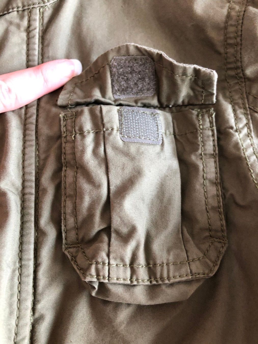 Jacken & Mäntel: Jacke Frühling olivgrün Gr. 110 – Gebraucht aus Flawil von savoypremium 3