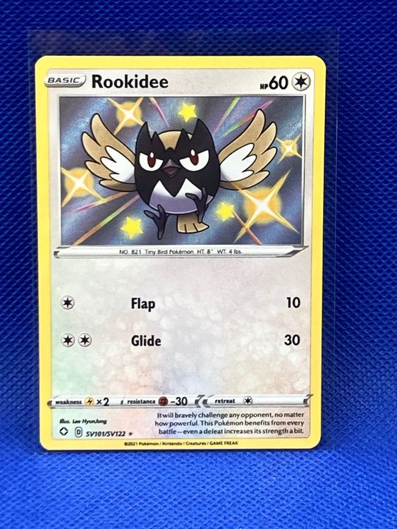 Pokemon Shining Fates / Rookidee SV101 / SV122 EN Holo (Neu (gemäss ...