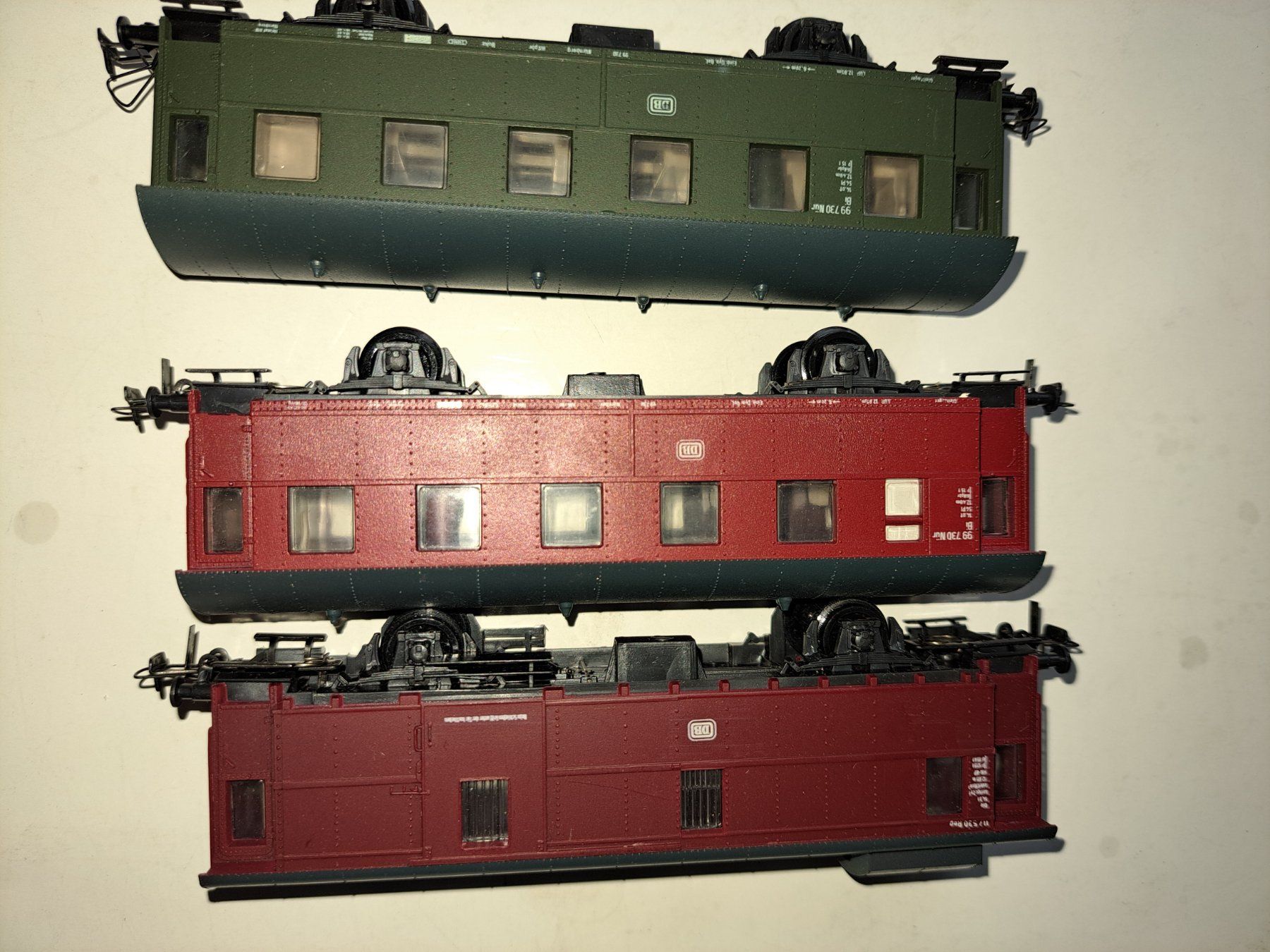 Piko Modelleisenbahnen: Donnerbüchsen der DB von Piko – Gebraucht aus Schwanden GL von roerich20 9
