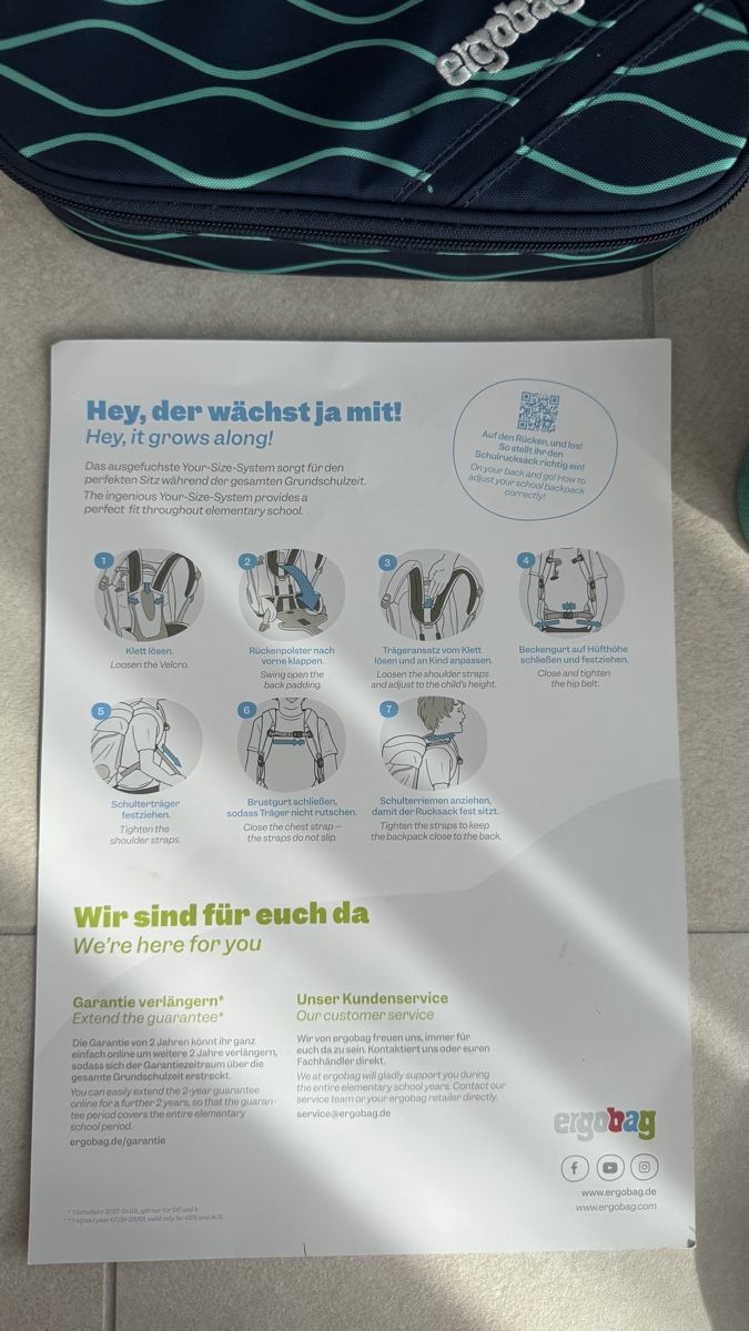 Ergobag Rucksäcke: Schulranzen Set Ergobag – Gebraucht aus Steinen von Fulgor01 5