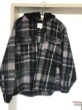 Review Teddy-Fleece Jacke Gr. M kariert