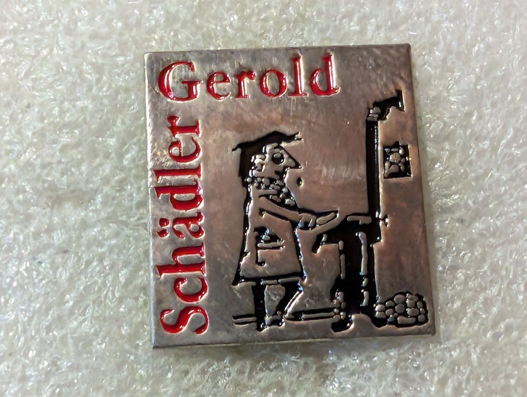 Placchette & Badge: Ansteckpin 187: Gerold Schädler – Usato da Oppligen venduto da Pin-Fall-Shop