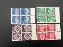 CH  1974 Viererblock 534-536-538-541  Erstag Serie (5802)