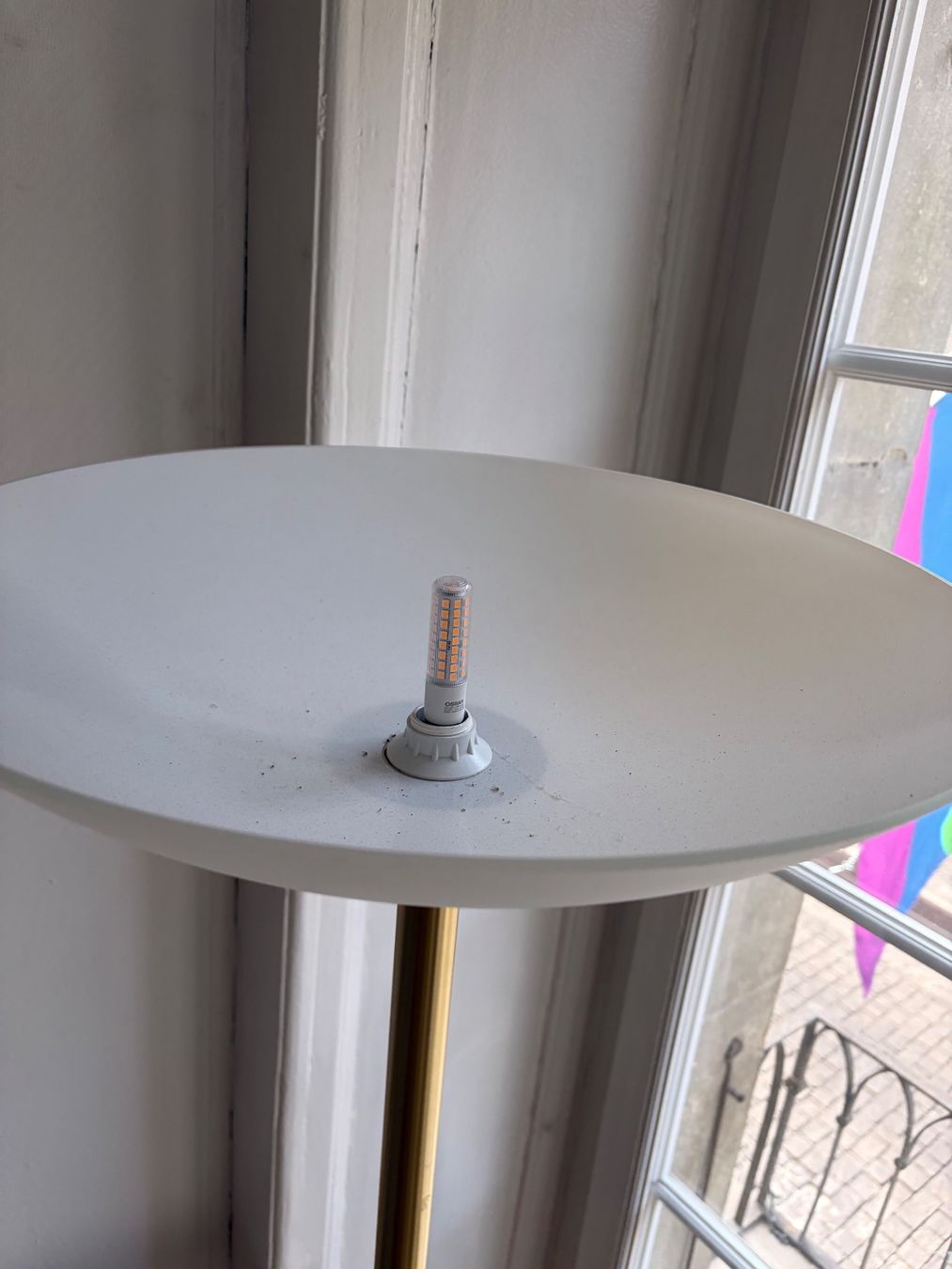 Lampen: Stehlampe und Leselampe Messing weiss matt – Gebraucht aus Bern von mic_7clt 2