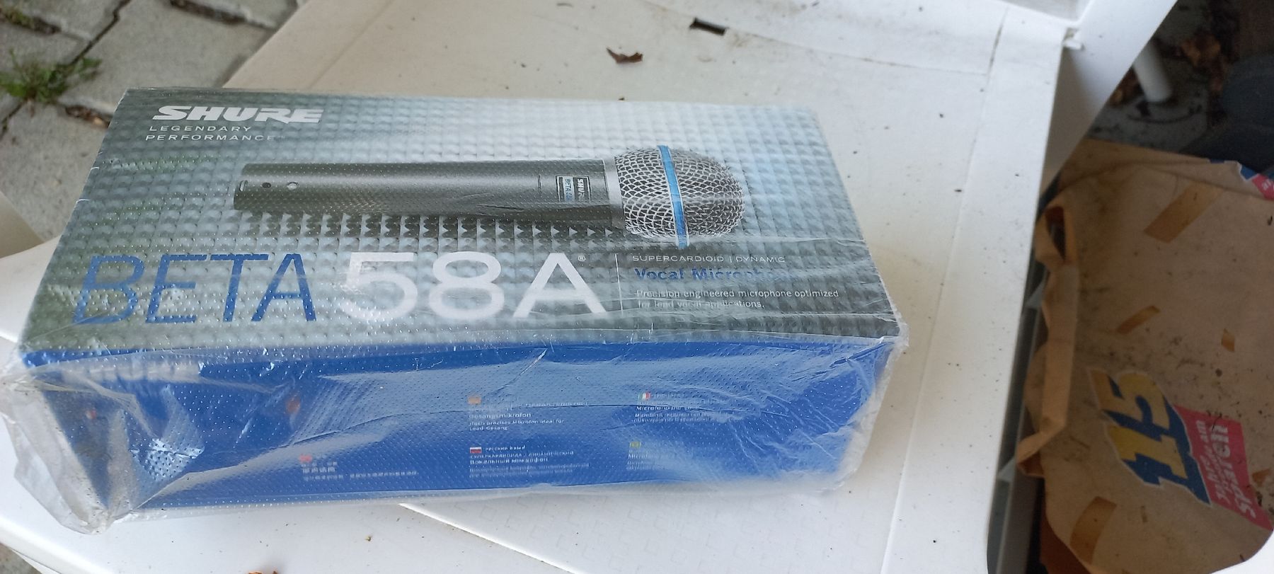 Shure Microfoni: Shure Mikrofon Beta 58 A mit Wireless. – Nuovo e nell'imballaggio originale da Schaffhausen venduto da raj_f5dm