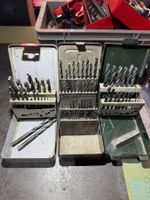 3 Metallbohrer Sortimente in Metallkassetten gebraucht